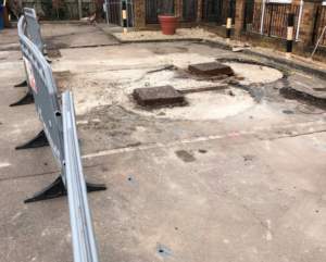 Site post injection for new asphalt